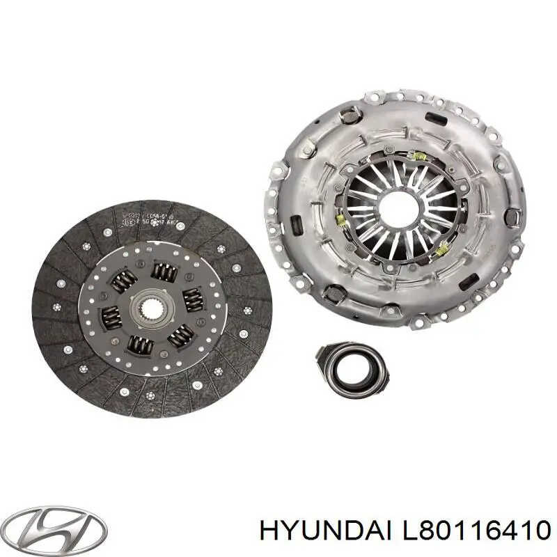 L80116410 Hyundai/Kia plato de presión del embrague