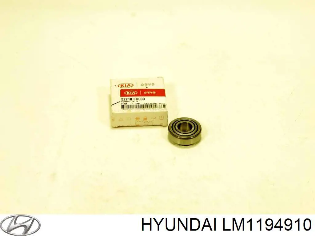 LM1194910 Hyundai/Kia cojinete externo del cubo de la rueda delantera