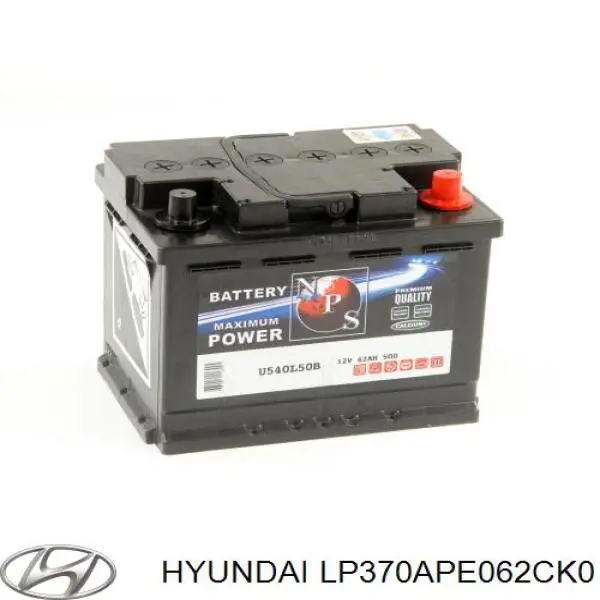 LP370APE062CK0 Hyundai/Kia Batería Start-Stop