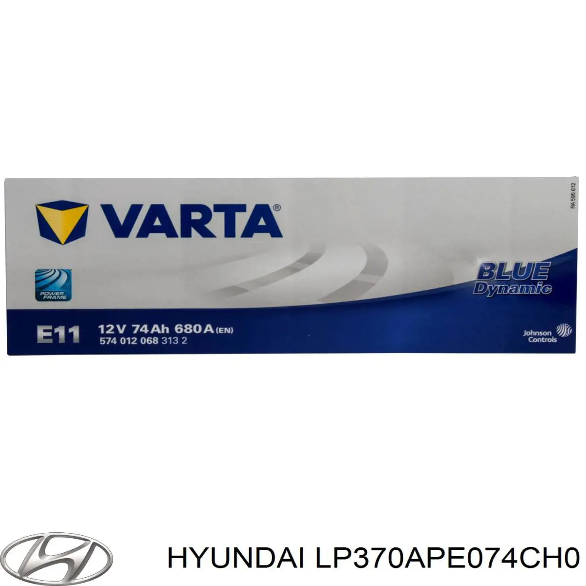 Comprar LP370APE074CH0 Hyundai/Kia Batería de coche