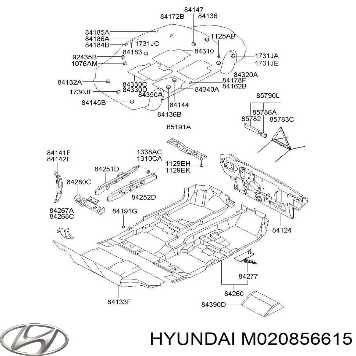 Tapa de motor Hyundai Sonata IV sedán (EU4) (2001 - 2005) precio, desde  
