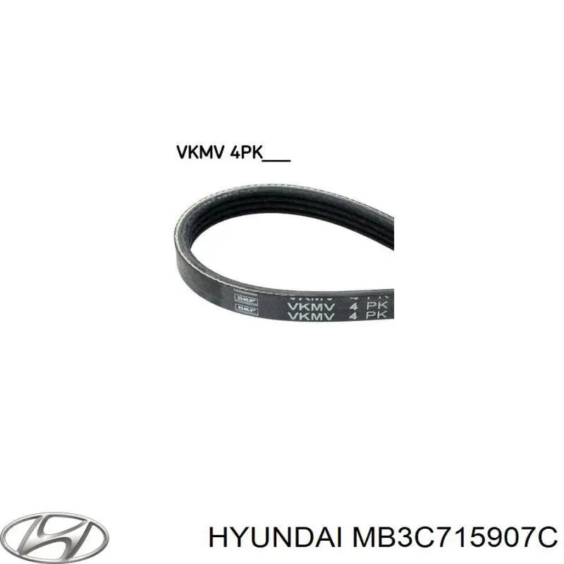 Correa de transmisión trapezoidal Hyundai/Kia MB3C715907C precio, desde 8,51 EUR