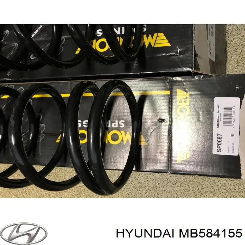 Muelle de suspensión trasero Hyundai/Kia MB584155 precio, desde 92,18 EUR