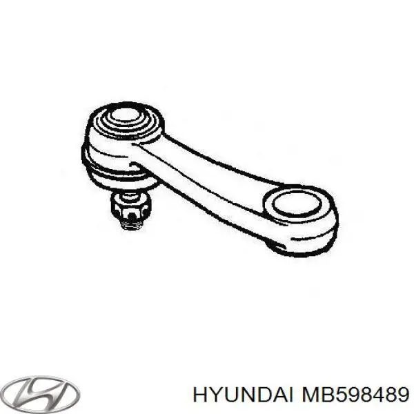 MB598489 Hyundai/Kia palanca de direccion travesaño