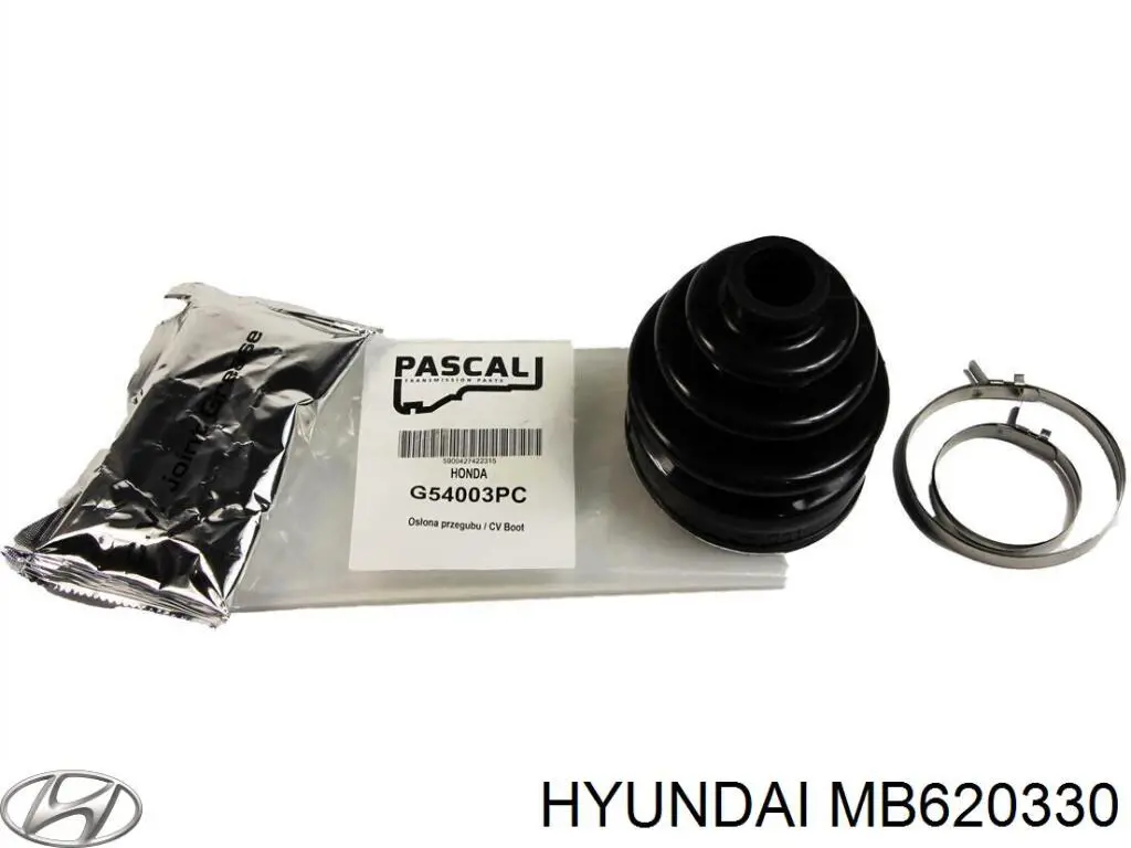 MB620330 Hyundai/Kia fuelle, árbol de transmisión delantero interior