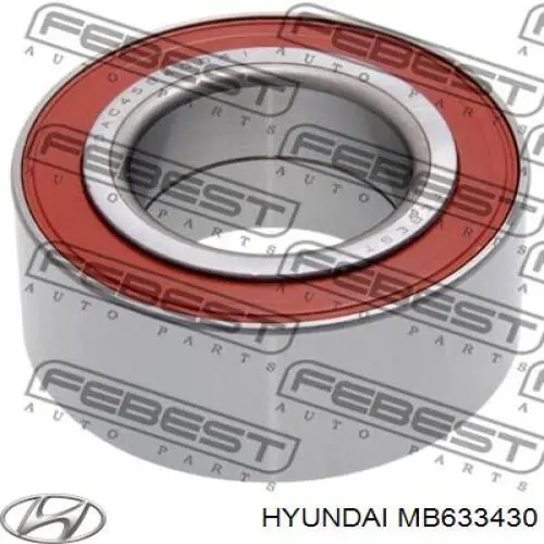 Cojinete de rueda delantera MB633430 HYUNDAI