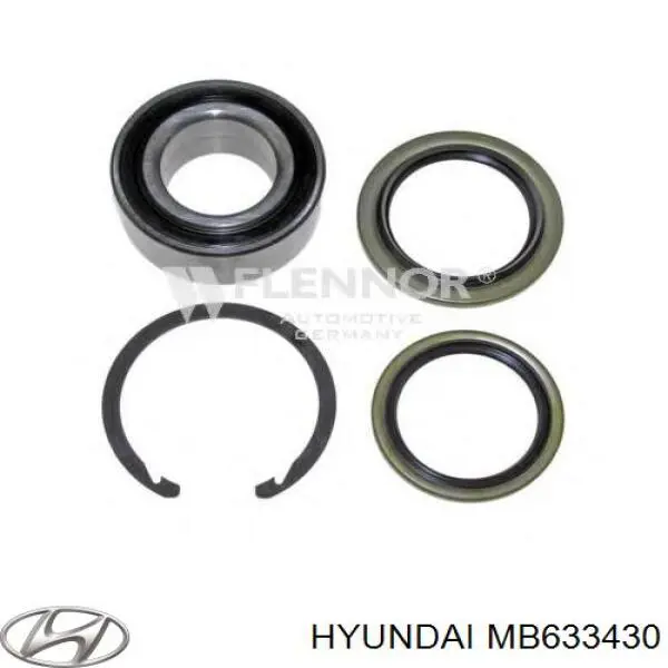 Cojinete de rueda delantero MB633430 Hyundai/Kia