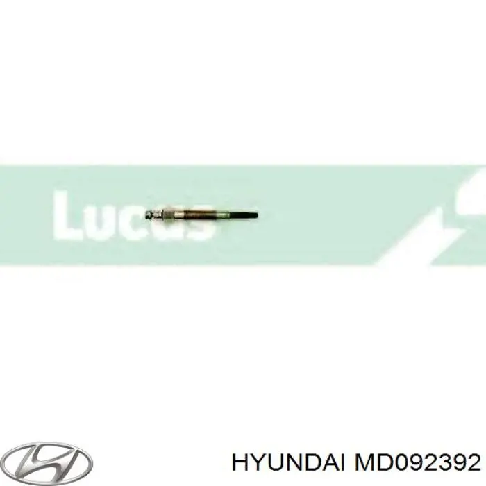 MD092392 Hyundai/Kia Bujías de calentamiento