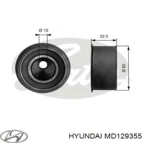 Comprar MD129355 Hyundai/Kia Tensor correa distribución