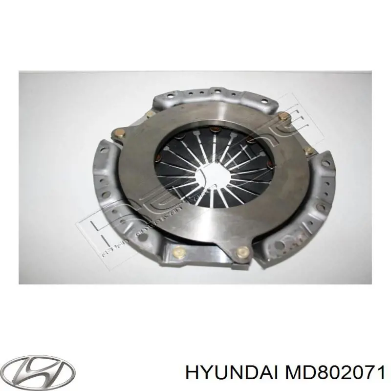 MD802071 Hyundai/Kia plato de presión de embrague