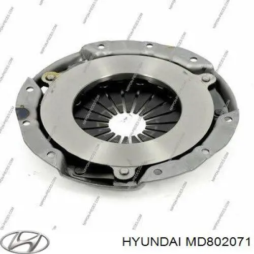Plato de presión de embrague MD802071 Hyundai/Kia
