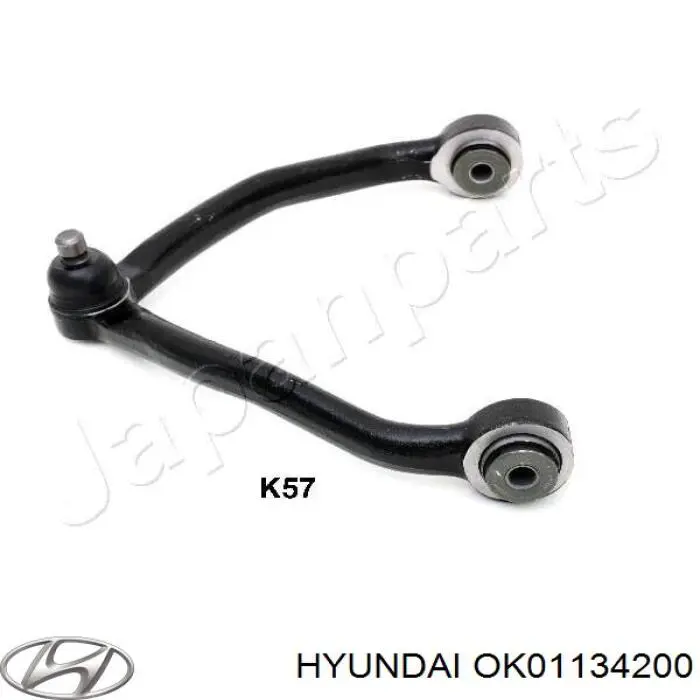 Brazo superior izquierdo/derecho de suspensión delantera Hyundai/Kia OK01134200 precio, desde 53,50 EUR