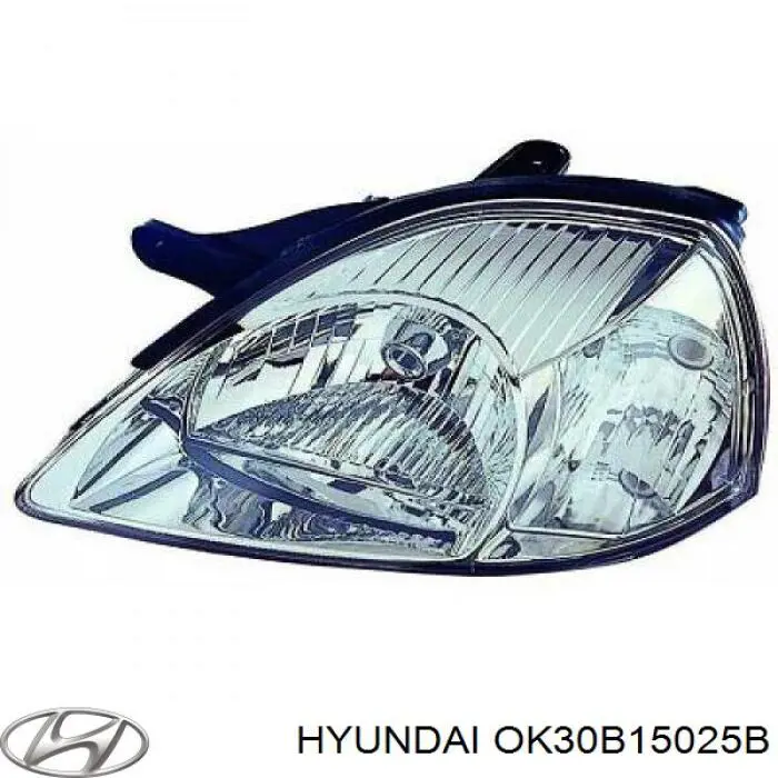 OK30B15025B Hyundai/Kia difusor de radiador, ventilador de refrigeración, condensador del aire acondicionado, completo con motor y rodete