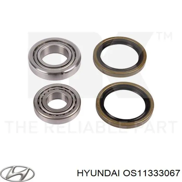 OS113-33-067 Hyundai/Kia sello de aceite cubo trasero exterior