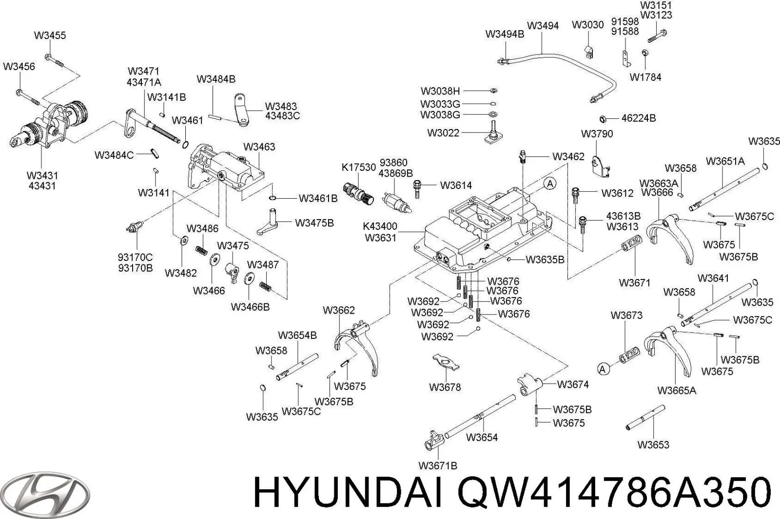 QW414786A350 Hyundai/Kia