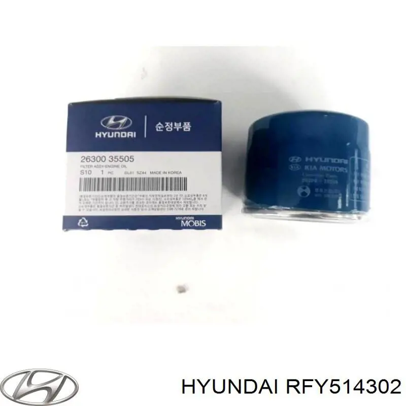 RFY514302 Hyundai/Kia filtro de aceite