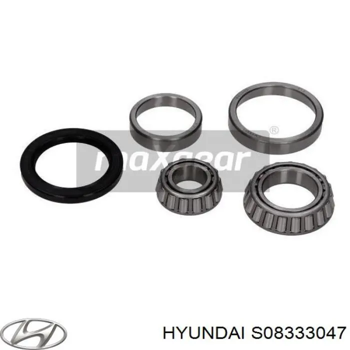 S08333047 Hyundai/Kia cojinete interno del cubo de la rueda delantera