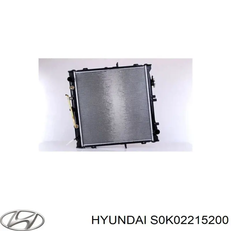 S0K02215200 Hyundai/Kia radiador refrigeración del motor