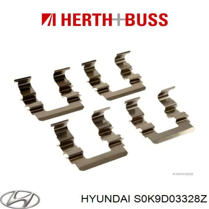 S0K9D03328Z Hyundai/Kia pastillas de freno delanteras