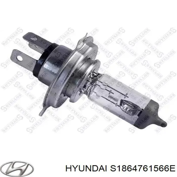 S1864761566E Hyundai/Kia bombilla halogena, luz alta / baja
