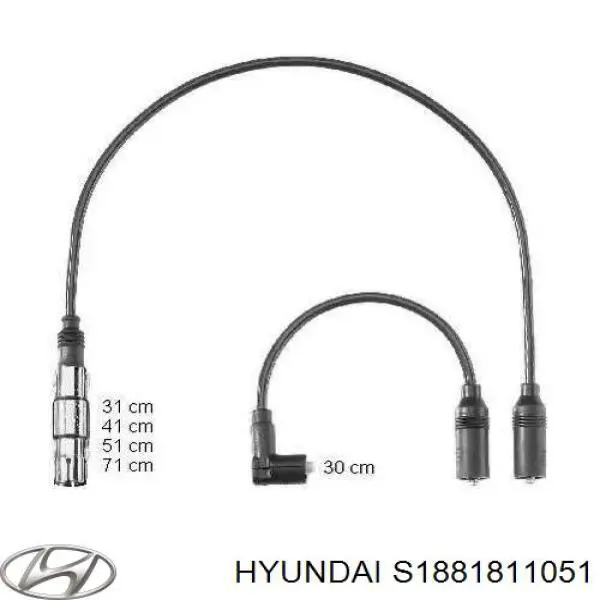 S1881811051 Hyundai/Kia Bujía de ignición