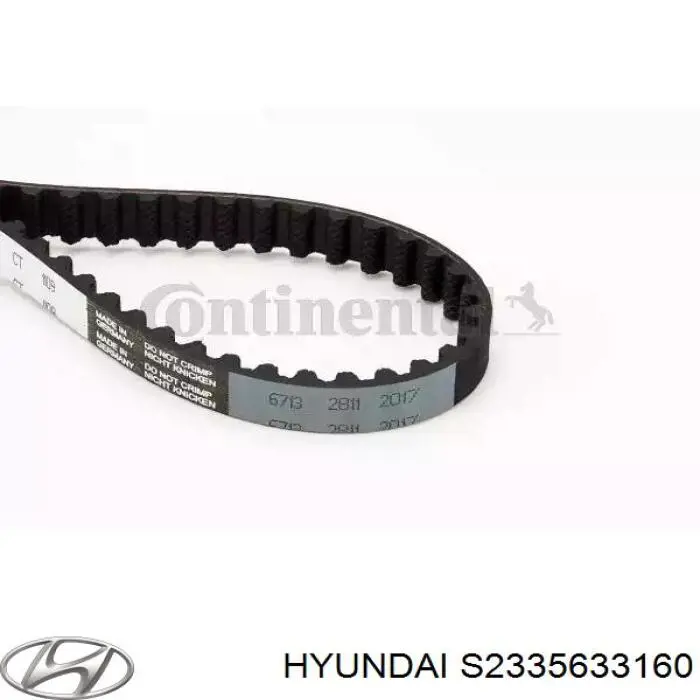 S2335633160 Hyundai/Kia correa dentada, eje de balanceo