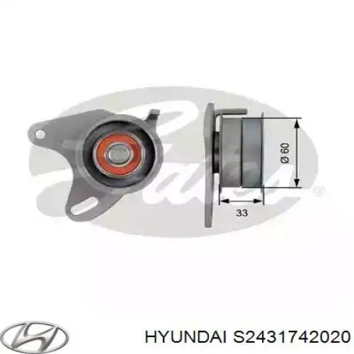 Tensor correa distribución S2431742020 Hyundai/Kia