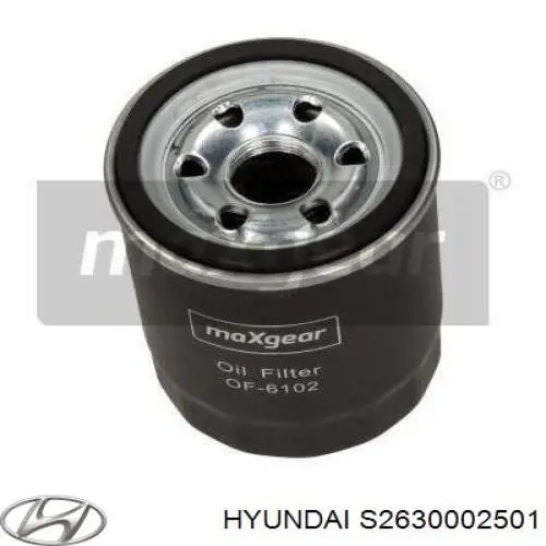 Comprar S2630002501 Hyundai/Kia Filtros de aceite