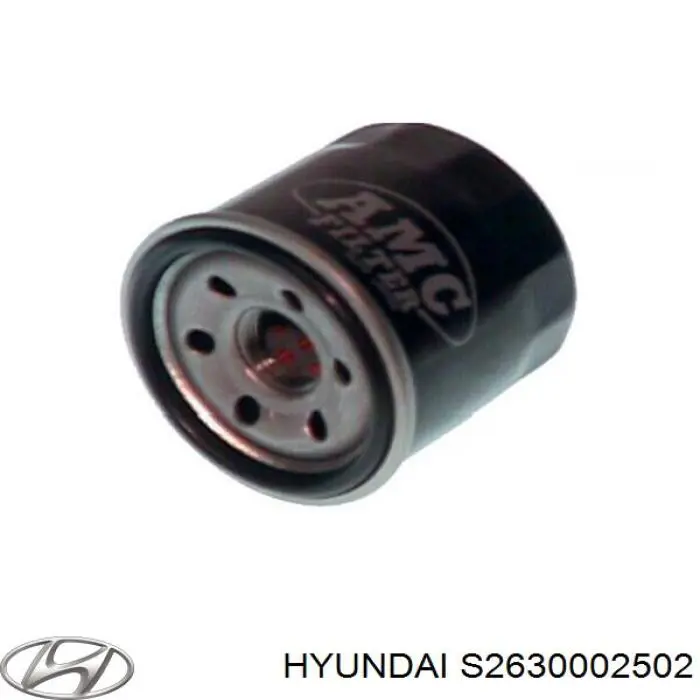 S2630002502 Hyundai/Kia filtro de aceite