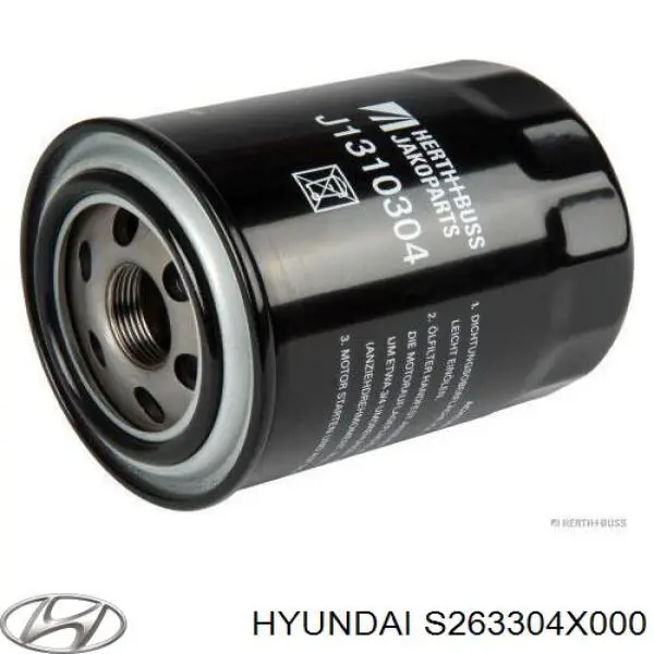 S263304X000 Hyundai/Kia filtro de aceite
