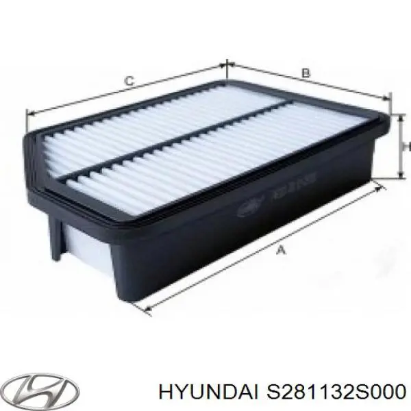 S281132S000 Hyundai/Kia filtro de aire