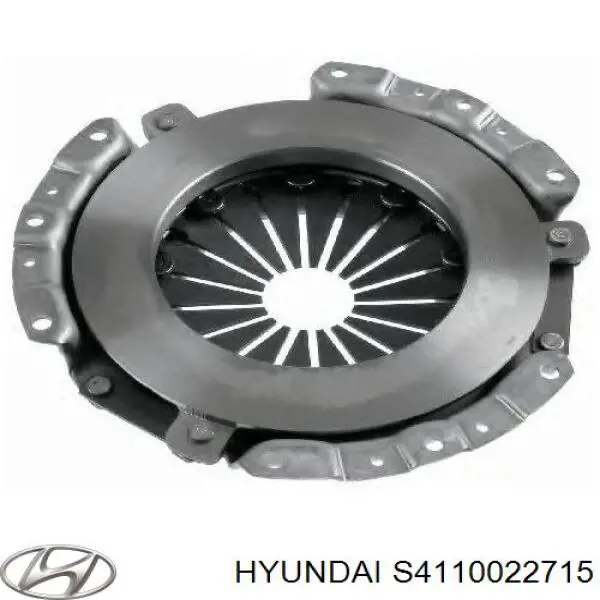 S4110022715 Hyundai/Kia disco de embrague