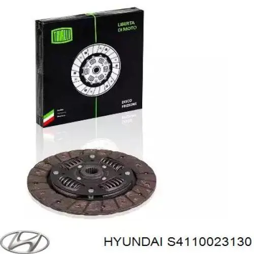 S4110023130 Hyundai/Kia disco de embrague