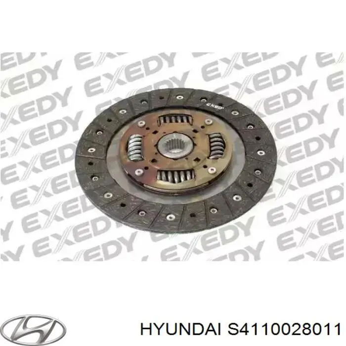 S4110028011 Hyundai/Kia disco de embrague