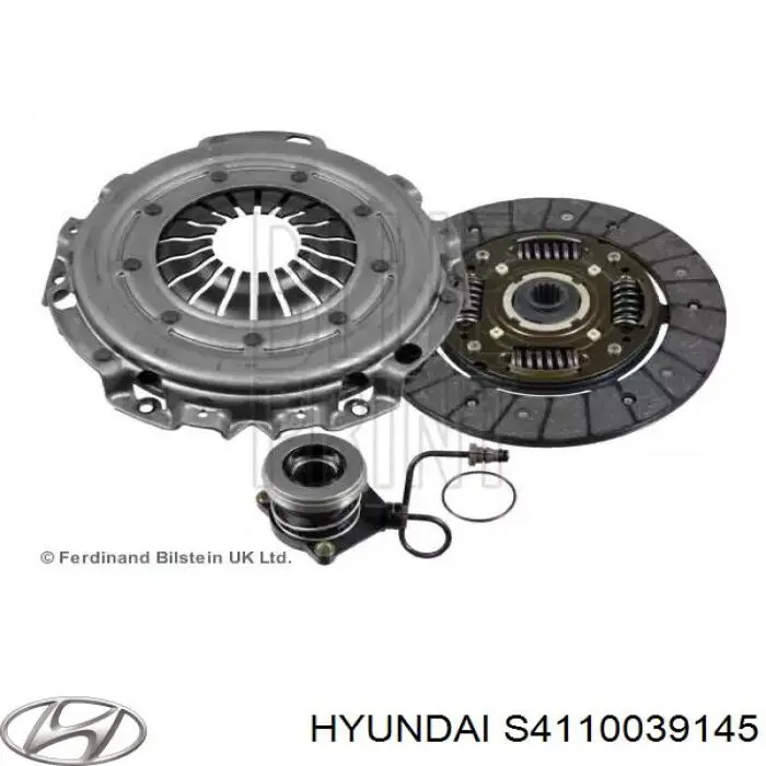 S4110039145 Hyundai/Kia disco de embrague