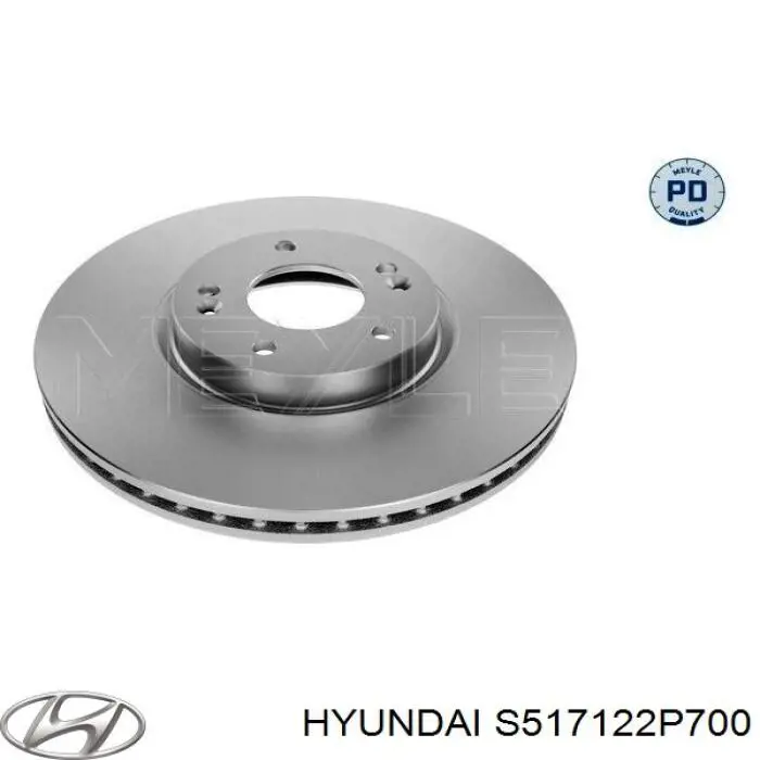 Comprar S517122P700 Hyundai/Kia Freno de disco delantero