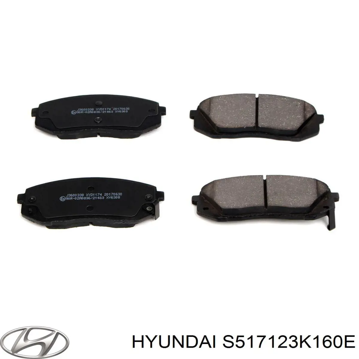 S517123K160E Hyundai/Kia disco de freno delantero