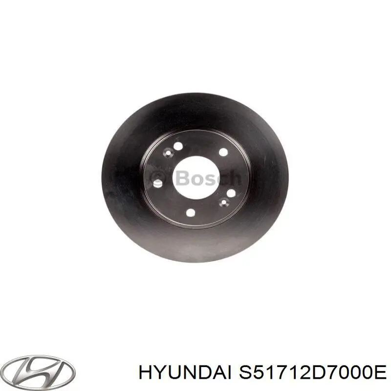 Comprar S51712D7000E Hyundai/Kia Freno de disco delantero