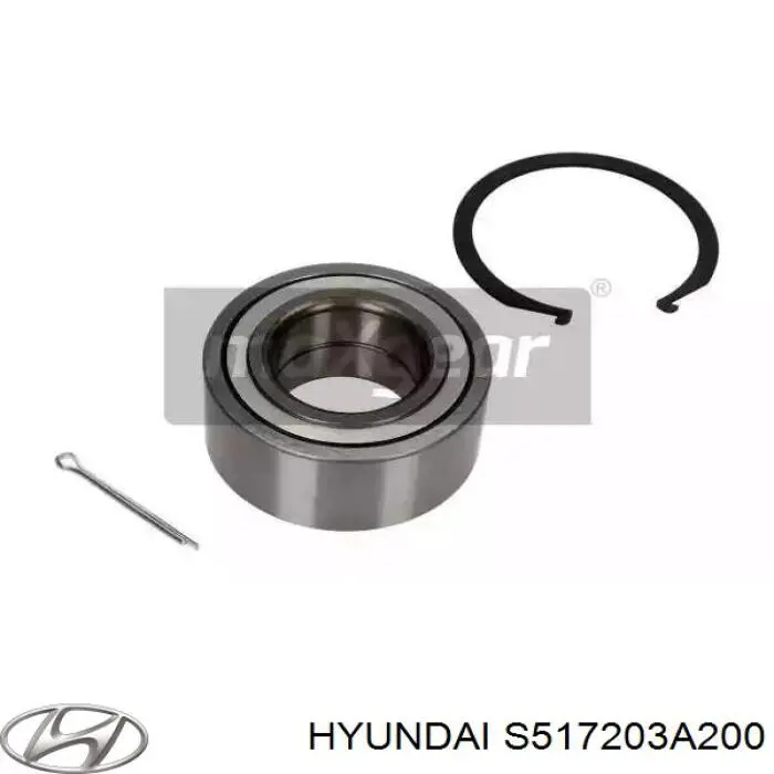 S517203A200 Hyundai/Kia cojinete de rueda delantero