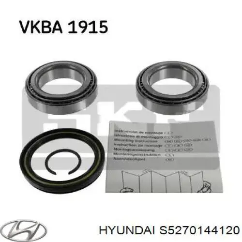 Cojinete interno del cubo de rueda delantera Hyundai/Kia S5270144120 precio, desde 38,43 EUR