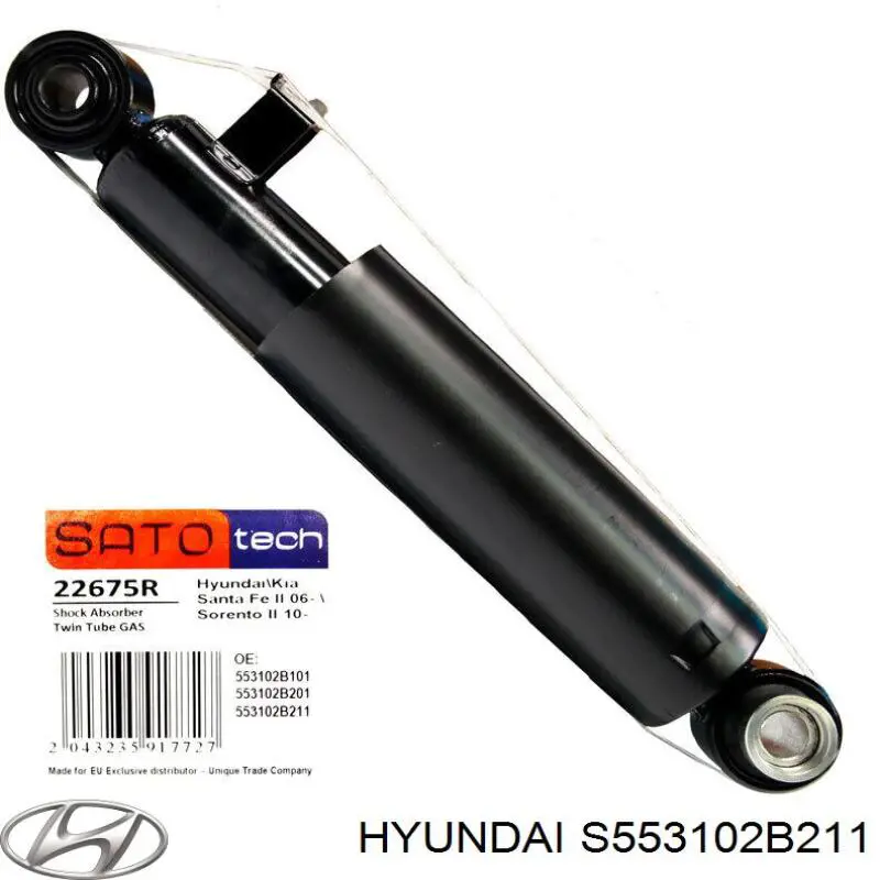 Amortiguador trasero S553102B211 Hyundai/Kia