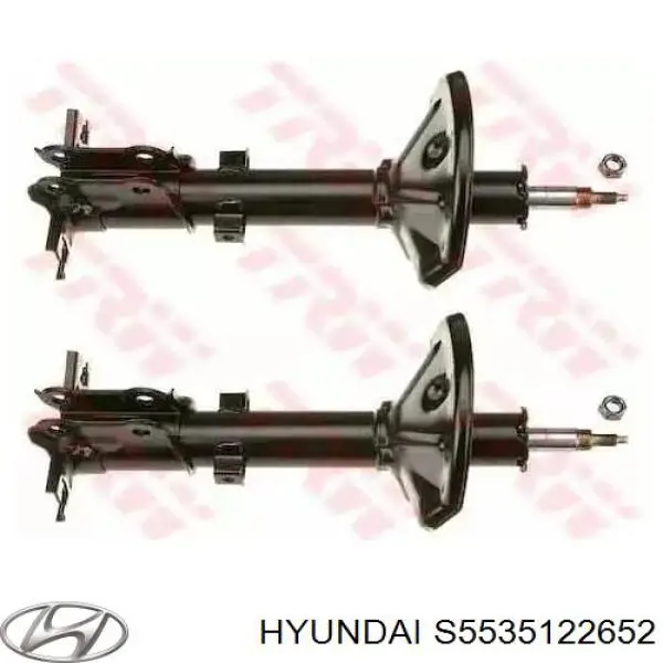 S5535122652 Hyundai/Kia amortiguador trasero izquierdo