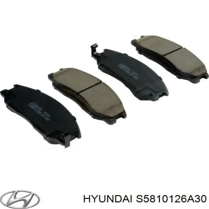 S5810126A30 Hyundai/Kia pastillas de freno delanteras