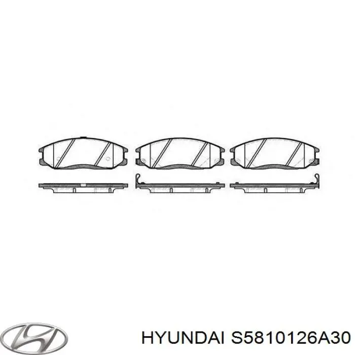 Pastillas freno delanteras Hyundai/Kia S5810126A30 precio, desde 22,69 EUR