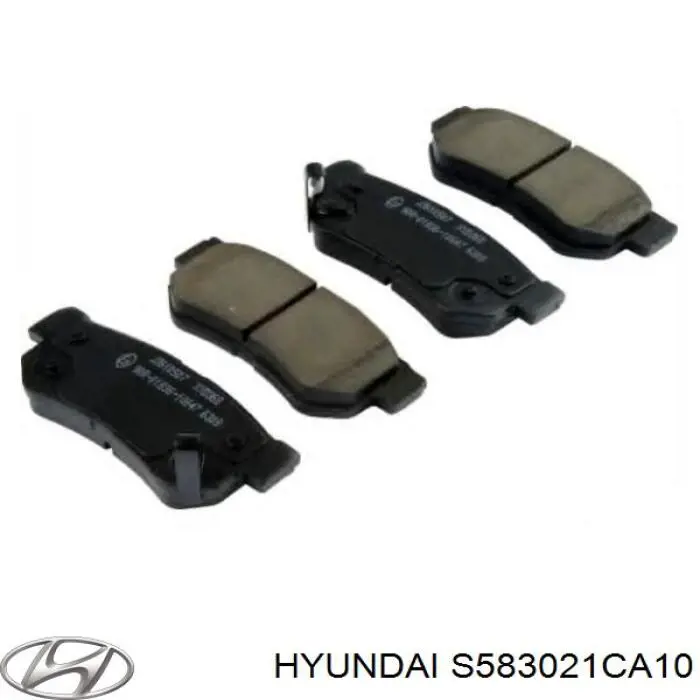 S583021CA10 Hyundai/Kia pastillas de freno traseras