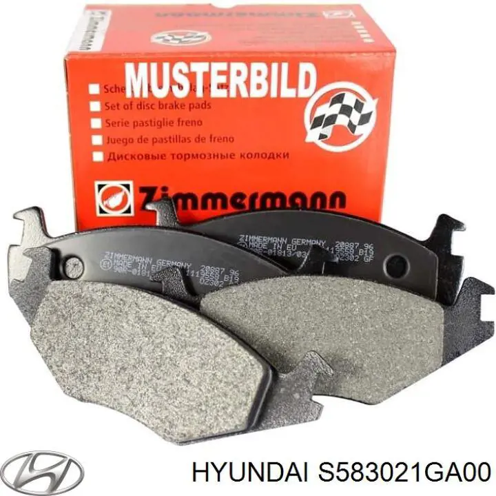 S583021GA00 Hyundai/Kia Pastillas freno traseras