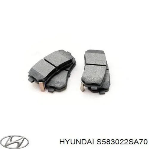 S583022SA70 Hyundai/Kia pastillas de freno traseras