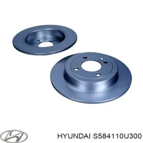 S584110U300 Hyundai/Kia disco de freno trasero