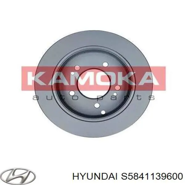 Disco de freno trasero Hyundai/Kia S5841139600 precio, desde 43,00 EUR