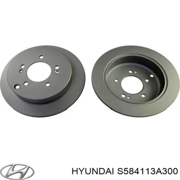 S584113A300 Hyundai/Kia Freno de disco trasero